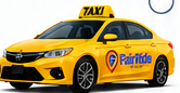 Fair Ride yellow taxi illustration